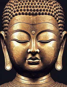 Buddha in bronze by Bert Nijholt