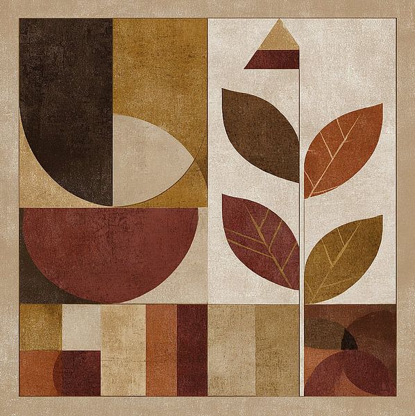 Feuilles et formes géométriques par La collection ARTEO