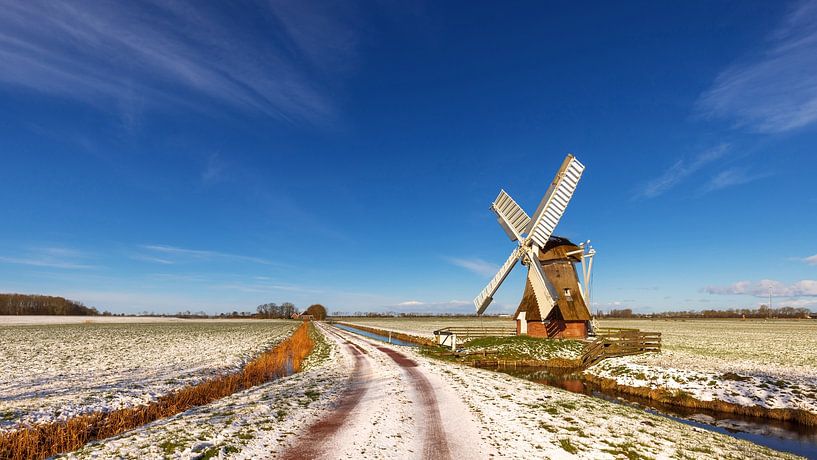 Moulin à vent &#039;t Witte Lam Zuidwolde Groningen par Marga Vroom