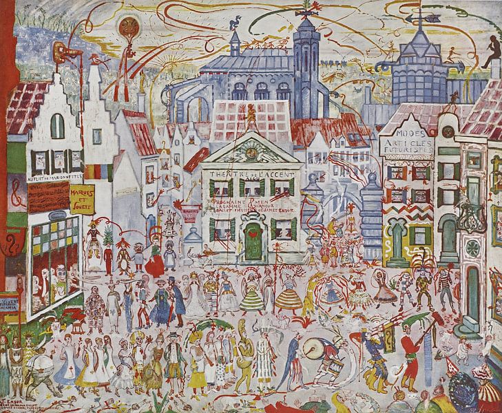 Dekor (aus: La Gamme d&#039;Amour), James Ensor von All the Masters