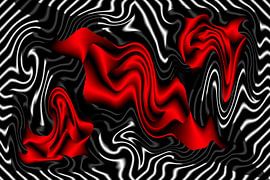 Rot-weiß-schwarz by Heidrun Carola Herrmann