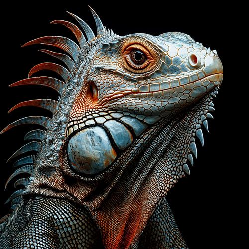 Leguaan portret