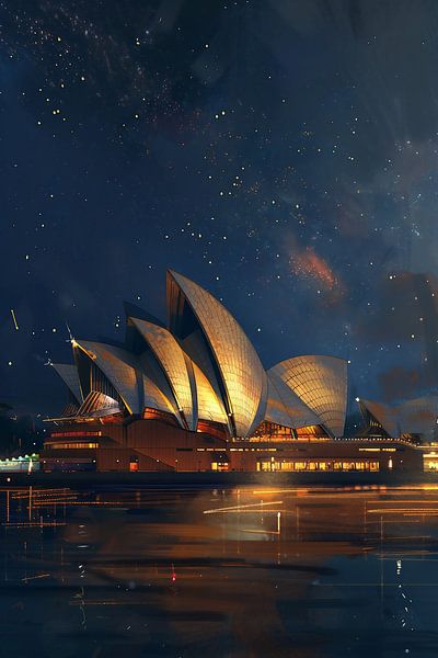 Opera van Sydney van fernlichtsicht