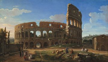 Het Colosseum gezien vanuit het zuidoosten, Caspar van Wittel