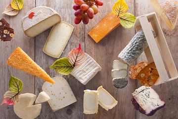 Contemporary display for cheese board by Henny Brouwers