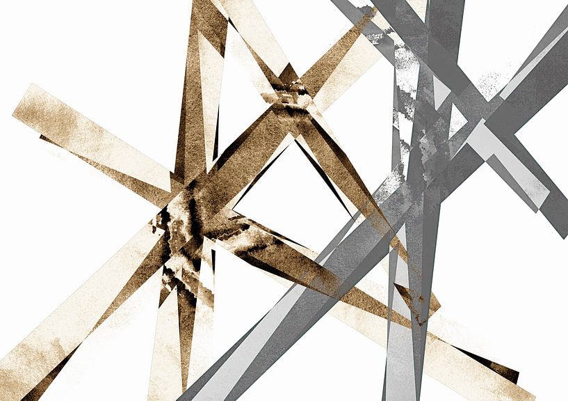 Stern Kind IV Geometrisch Abstrakt von Mad Dog Art