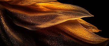 Gouden bloemblaadjes van Poster Art Shop
