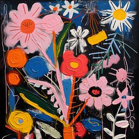 Un bouquet de fleurs sauvages sur Felix Wiesner