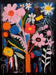 Un bouquet de fleurs sauvages sur Felix Wiesner