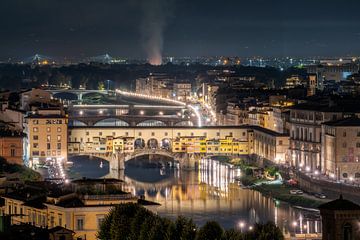 Avond in Florence - Italie van Roy Poots