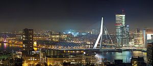 Panorama Erasmusbrug van Anton de Zeeuw