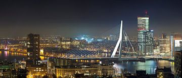 Panorama Erasmus Bridge by Anton de Zeeuw