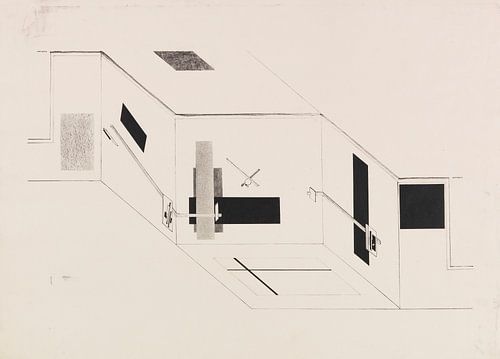 EL LISSITZKY, de prounenkamer 1923