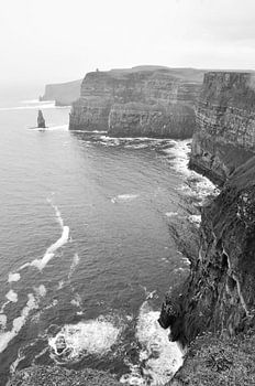 Falaises de Moher - Photographie de Nature en Irlande en Noir et Blanc