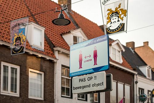 Afstand houden graag