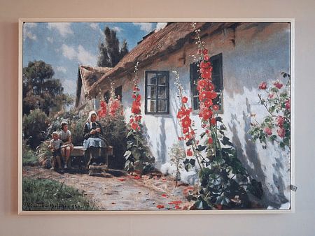 Summer day in Herfølge, Peder Mørk Mønsted