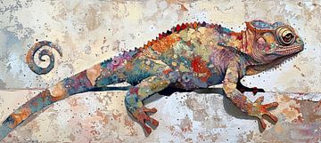 Kameleonschilderij | Color Fusion van Blikvanger Schilderijen