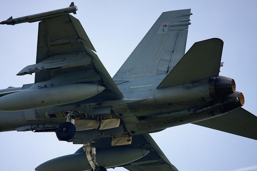 F18 overhead van Jan Brons