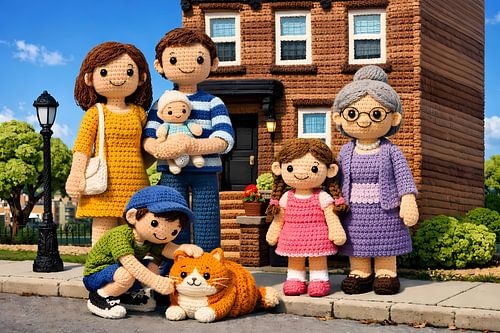 Perfect crochet family