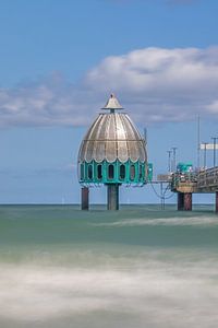 Tauchgondel an der Seebrücke Zingst (Fischland / Darß)