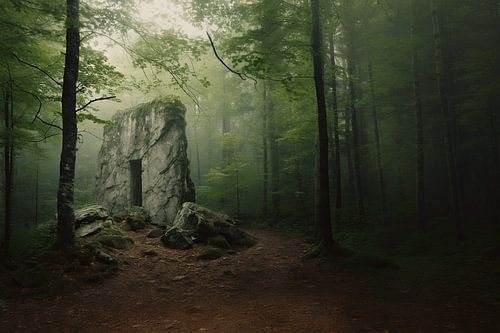 Mystical ruins in the Black Forest