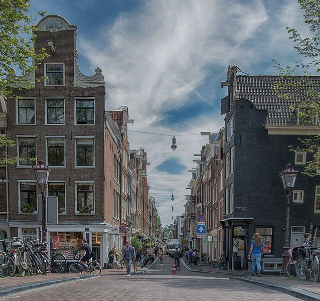 Prinsengracht en Runstraat Amsterdam van Foto Amsterdam/ Peter Bartelings