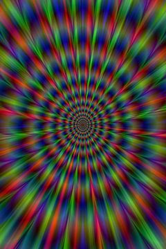 Cirkel hypnose kunst van Henk Egbertzen