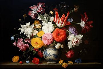 Boordevol bloemen, geinspireerd door de oude meesters van Studio Allee