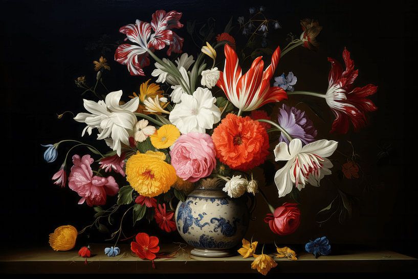 Brimming with flowers inspired by the old masters by Studio Allee