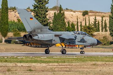 Duitse Panavia Tornado is geland op Tanagra.