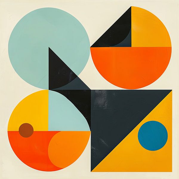 Geometric abstract art by Poster Art Shop