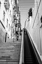 Rolltreppe unter freiem Himmel: Escadinha da saúde Lissabon von Daan Duvillier | Dsquared Photography Miniaturansicht