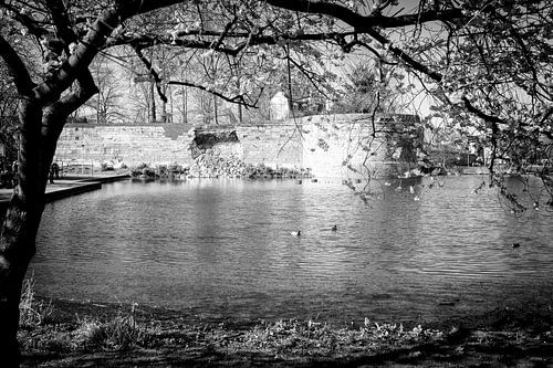 City wall in Maastricht near De Vijf Koppen