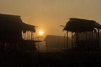 Inle Lake hutten 