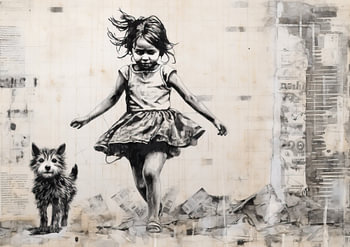 Banksy Inspiriert Nr. 3203