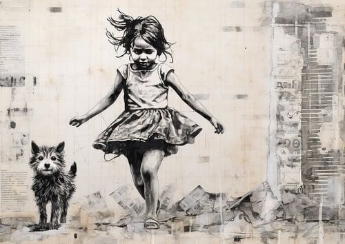 Banksy Inspiriert Nr. 3203