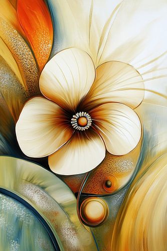 Modern abstracte bloem