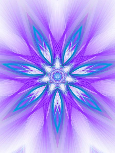 Mandala digital art 'Feeling good' by Ivonne Fuhren- van de Kerkhof