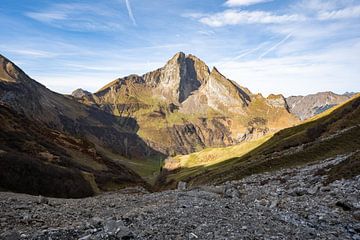 Blick auf die Höfats von Leo Schindzielorz