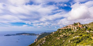 Cap Ferrat and Èze on the Côte d'Azur in France by Werner Dieterich