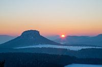 Lilienstein in de winter