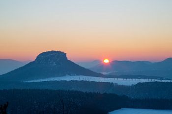 Lilienstein im Winter