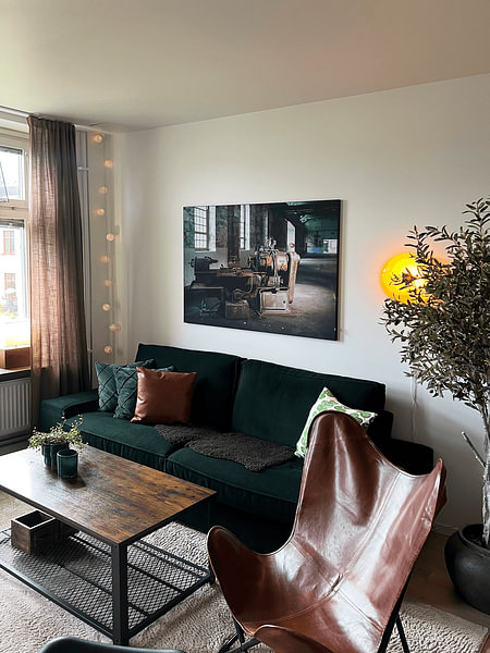 Klantfoto: Oude Metaal Freestafel van Bart Van Wijck, als ArtFrame