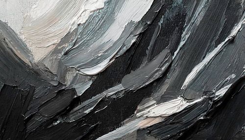 Schilderen in zwart-wit