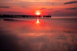 Sunset Westkapelle, Zeeland Niederlande