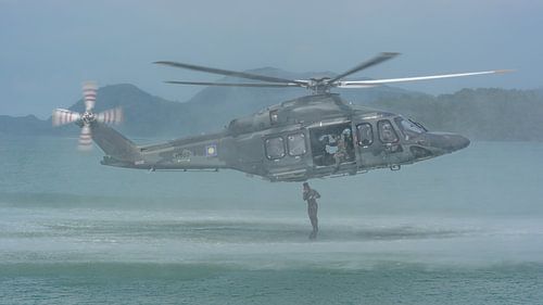 Leonardo AW-139 van de Maleisische Marine.