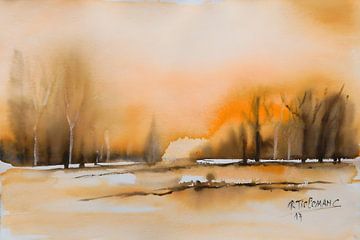 Herfstkleuren van Rita Tielemans Kunst