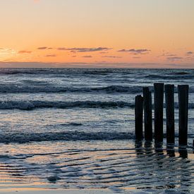 Sonnenuntergang auf Ameland von Sjardee Visser