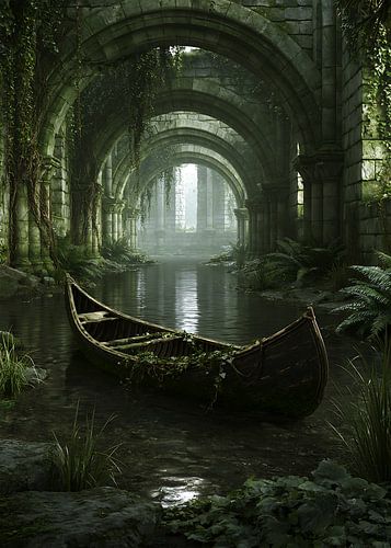 Lieu abandonné - Une voie navigable désaffectée sur HyggeHavn