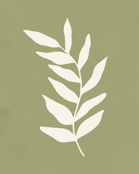 Groene bladeren 2 van Tanja Udelhofen